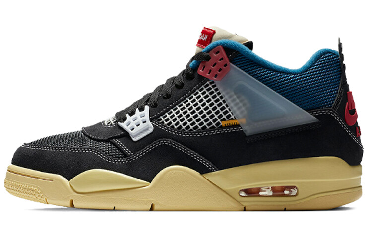 

Кроссовки Jordan Air Jordan 4 Vintage Basketball Unisex, черный/мультиколор
