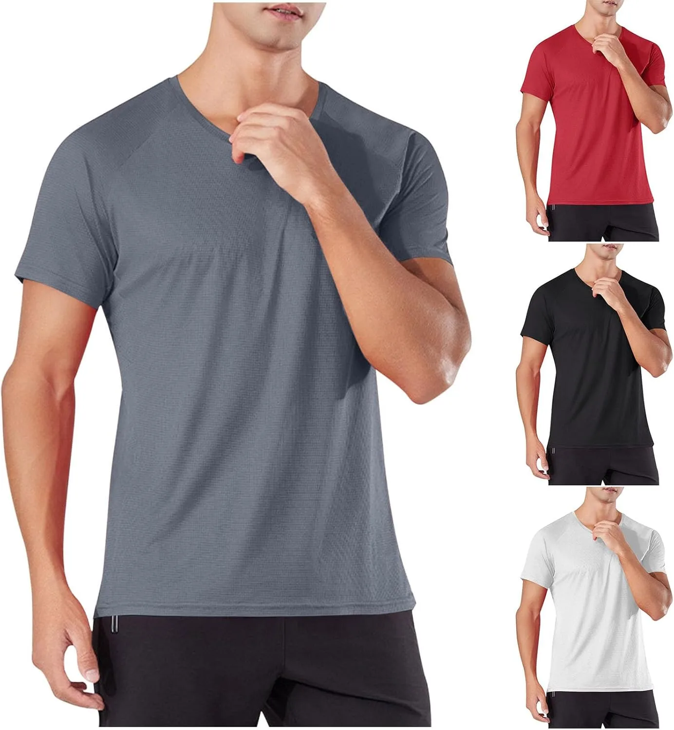 

Футболка Casual Sport для мужчин, летняя, легкая, быстросохнущая