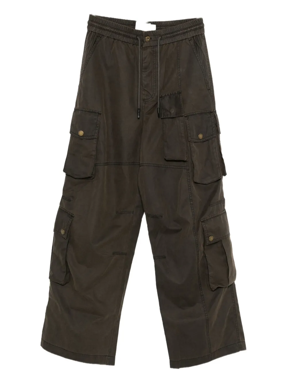 

Брюки с накладными карманами Feng Chen Wang, коричневый