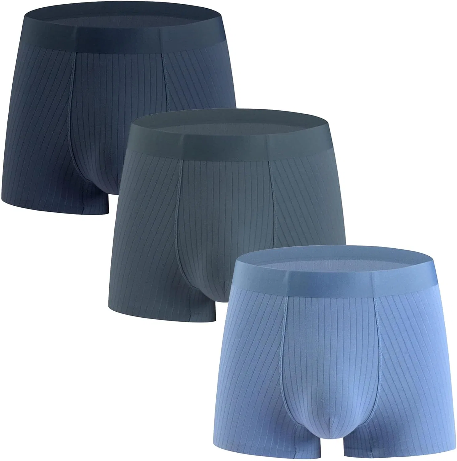 Боксеры дышащие хлопковые, 3 шт., Style19-3pc