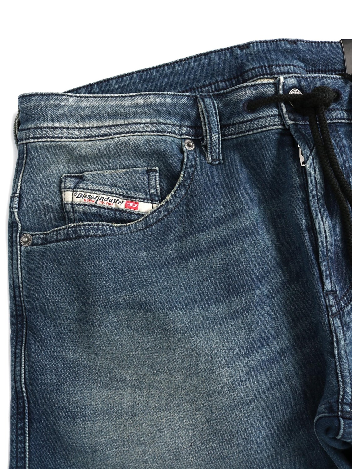 DIESEL Джинсы 'THOMMER' Slim fit в темно-синем цвете — фото 4