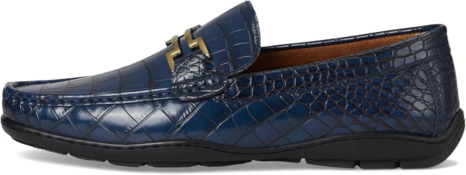 Мужские лоферы Stacy Adams Embrey Moc Toe Driver Loafer, Navy — фото 4