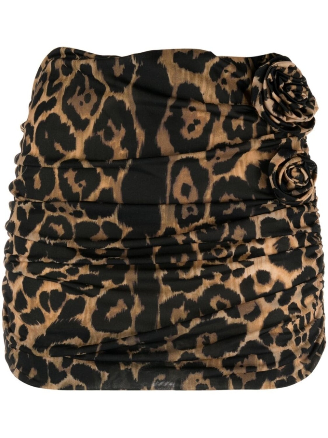 

Blumarine мини-юбка с леопардовым принтом, коричневый