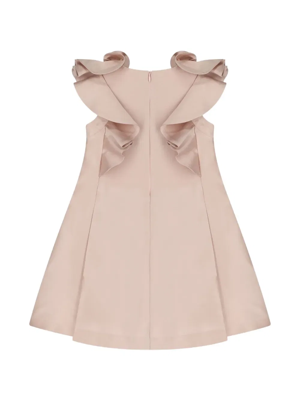 Платье с оборками Elie Saab Junior, розовый — фото 2
