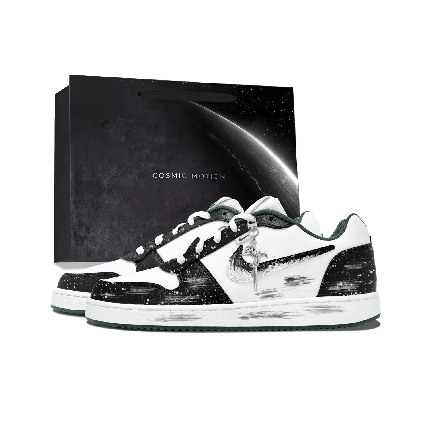 Кеды скейтбординговые Nike EBERNON Black