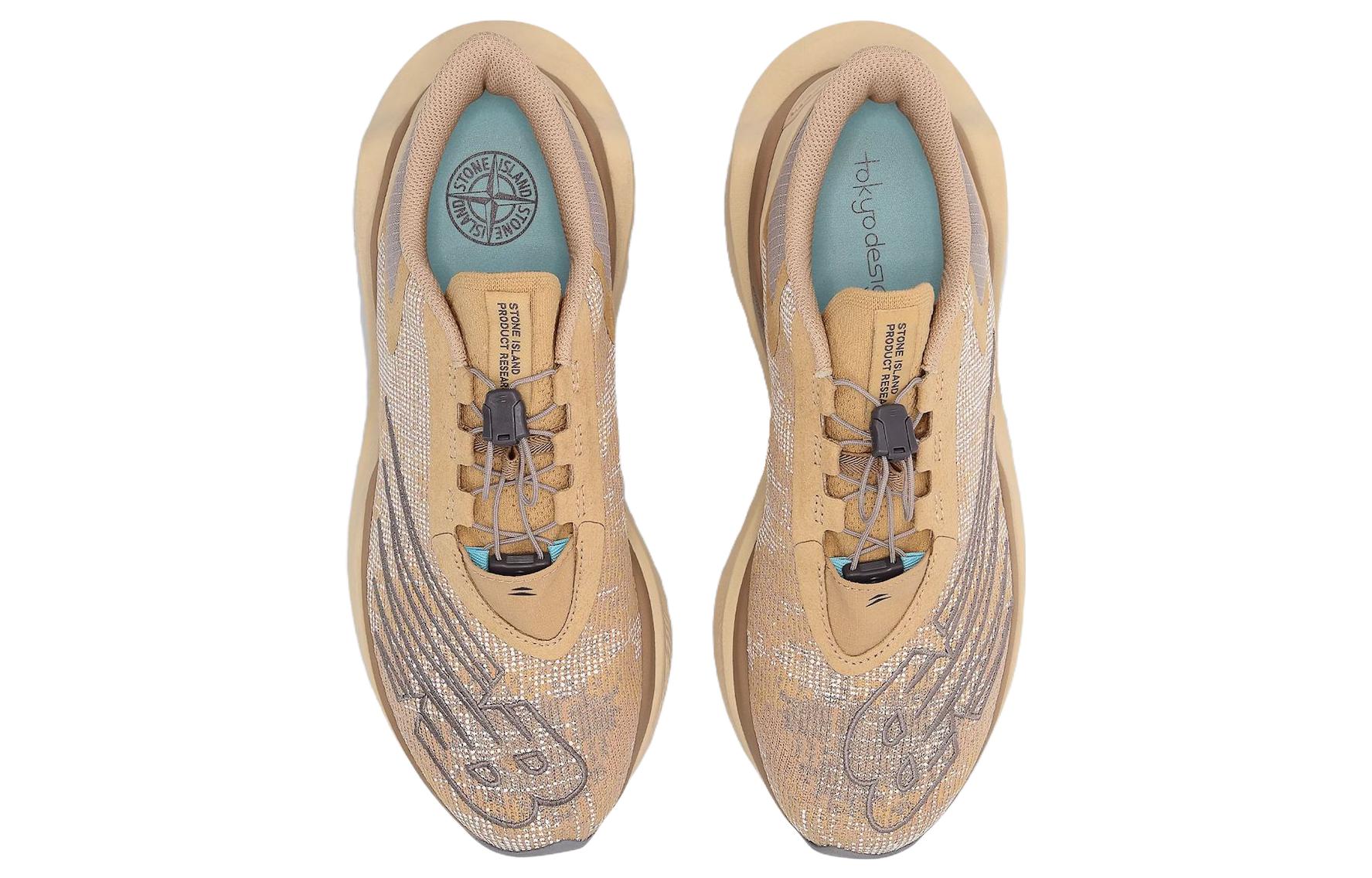 Футболка FuelCell C_1 Stone Island Tds Tan New Balance, экрю — фото 3