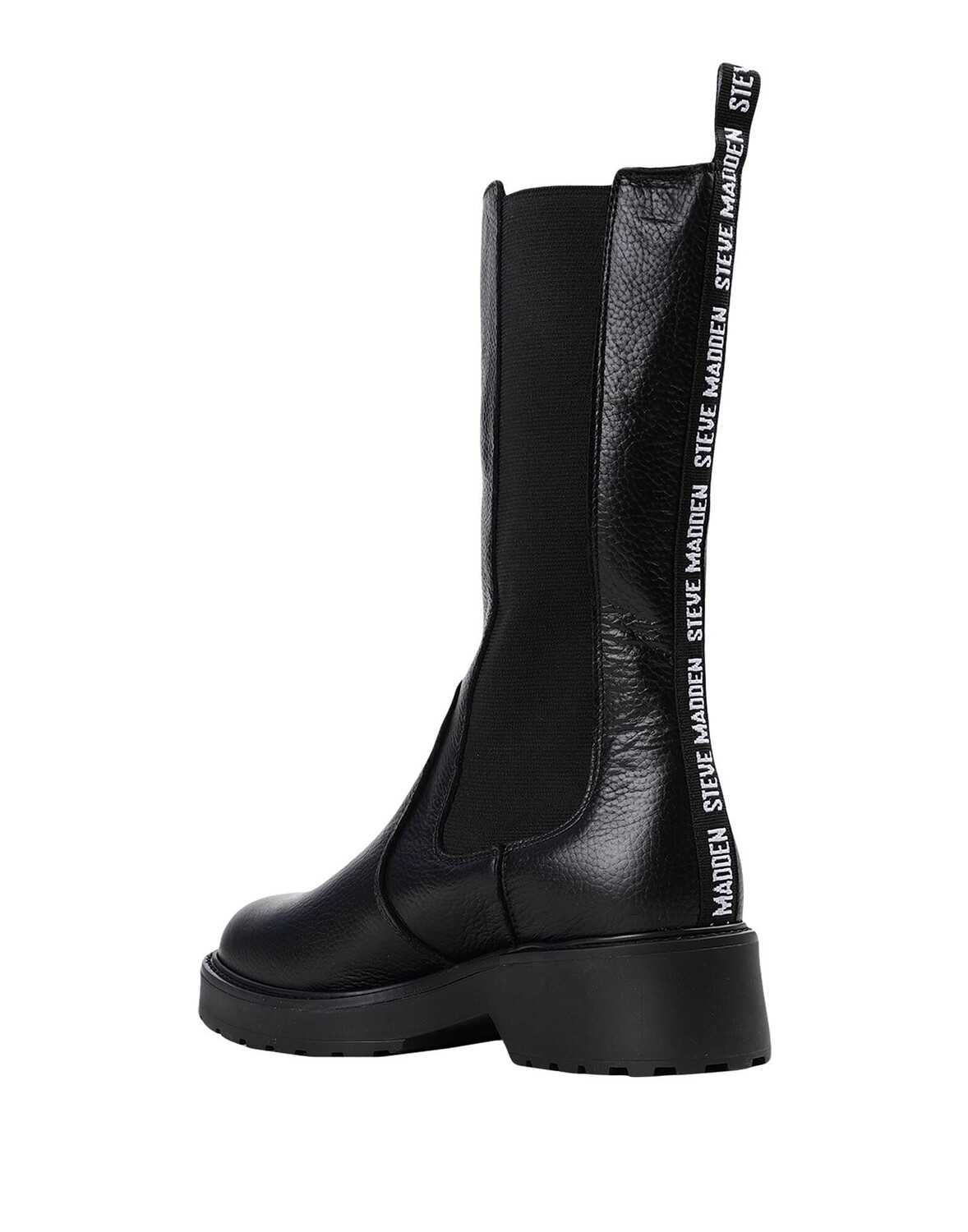 Сапоги женские Steve Madden из натуральной кожи, черный — фото 3