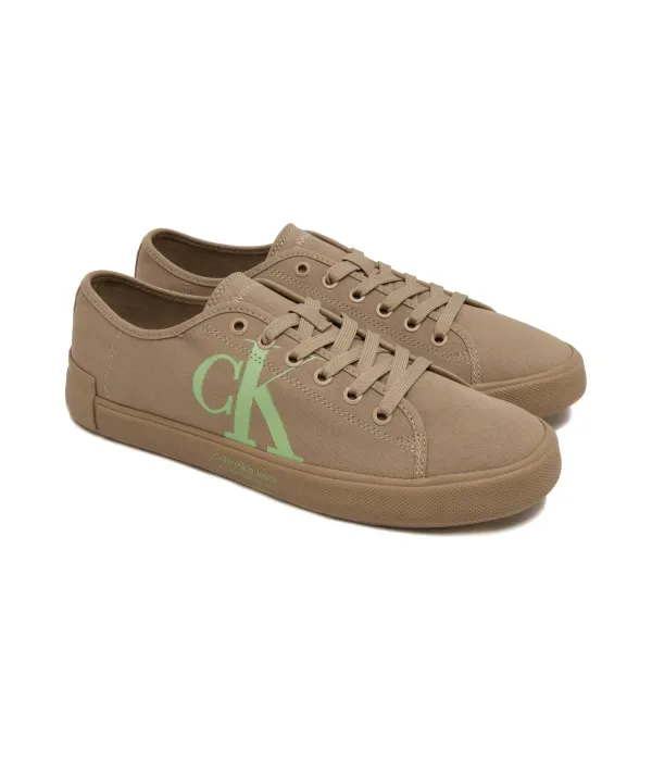 Кроссовки VULC LOW OVERSIZED BRAND Calvin Klein Jeans, коричневый — фото 3