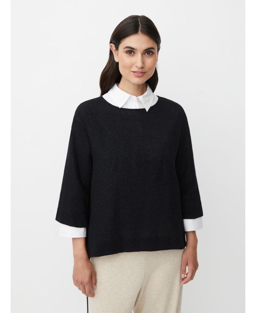 

Женская блузка MaDarmi с рукавами 3/4 и круглым вырезом Masai Copenhagen, Black