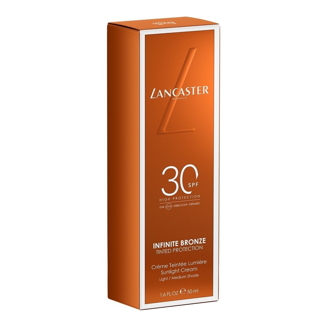 Тональный крем для лица sun beauty infinite bronze spf 30 Lancaster, light / medium shade, объем 50 мл — фото 2