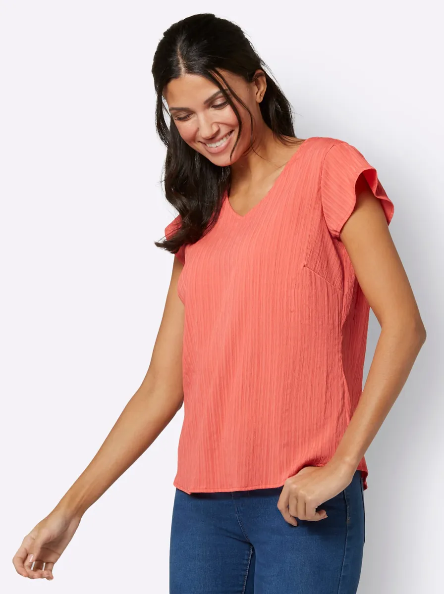 

Блуза из крепа Classic Basics, цвет Grapefruit