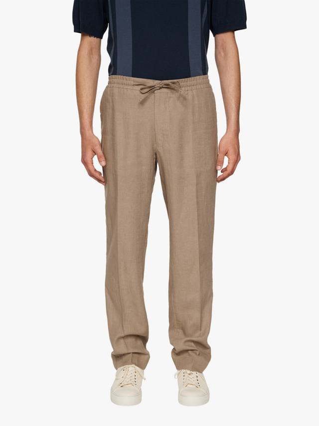 

Брюки Soren Drape из льна J.Lindeberg, Sepia Tint