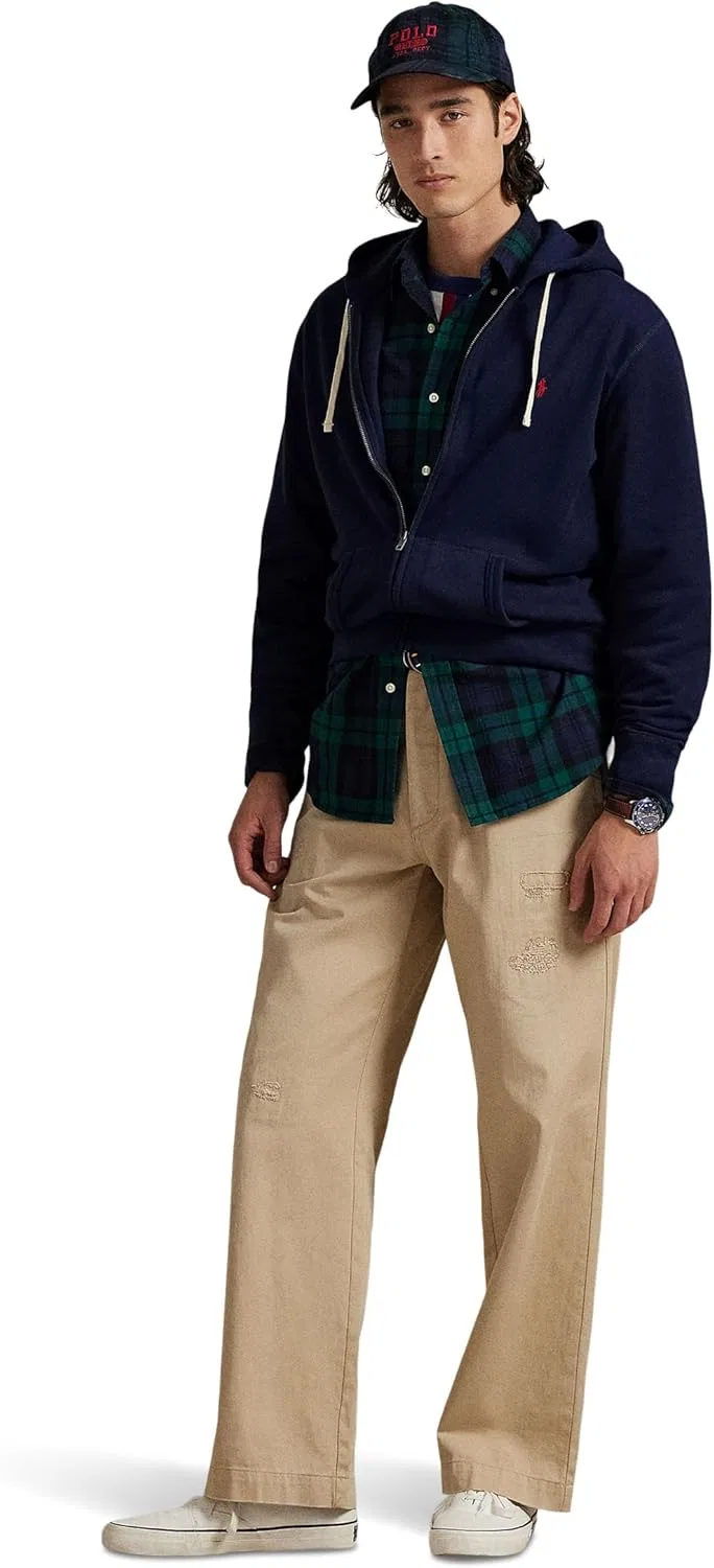 Худи Polo Ralph Lauren RL Fleece, цвет Cruise Navy — фото 4