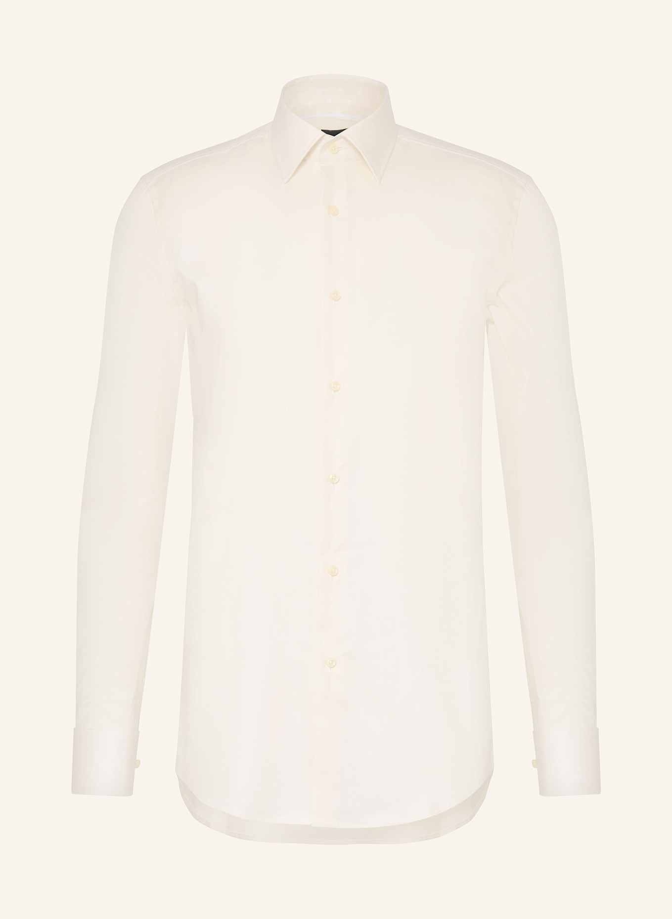 

Рубашка Hank slim fit Boss, экрю