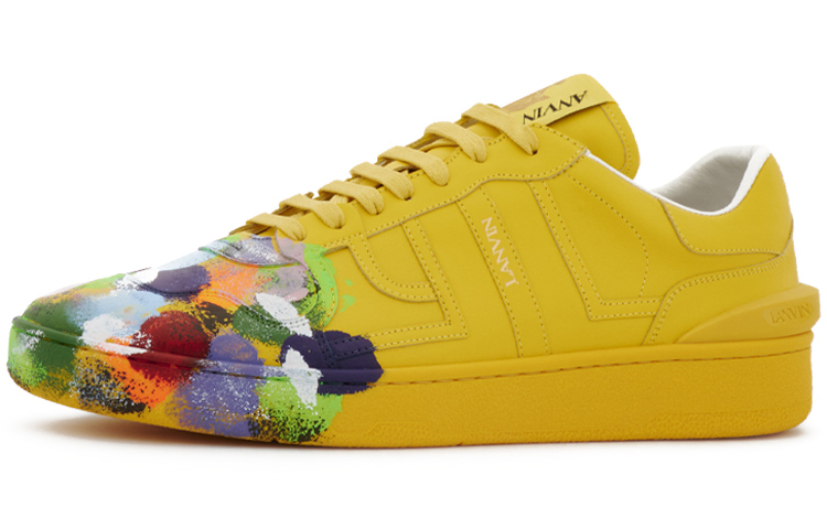 Lanvin Галерея Департмент глиняные лоу-топы желтые, цвет Yellow