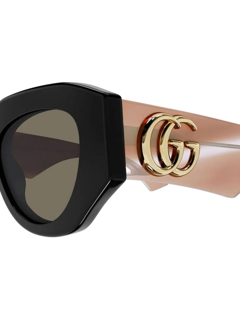 Солнцезащитные очки с логотипом Gucci, черный — фото 3