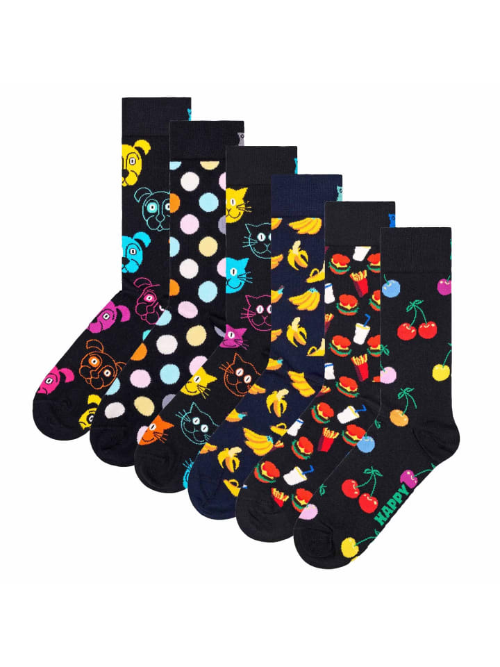 

Носки Happy Socks, цвет dog-banana