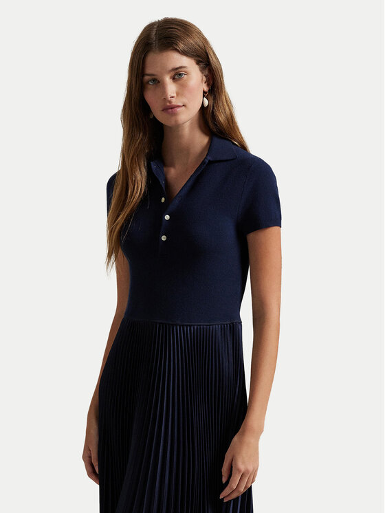

Платье на каждый день обычный крой 211959913001 Polo Ralph Lauren, синий