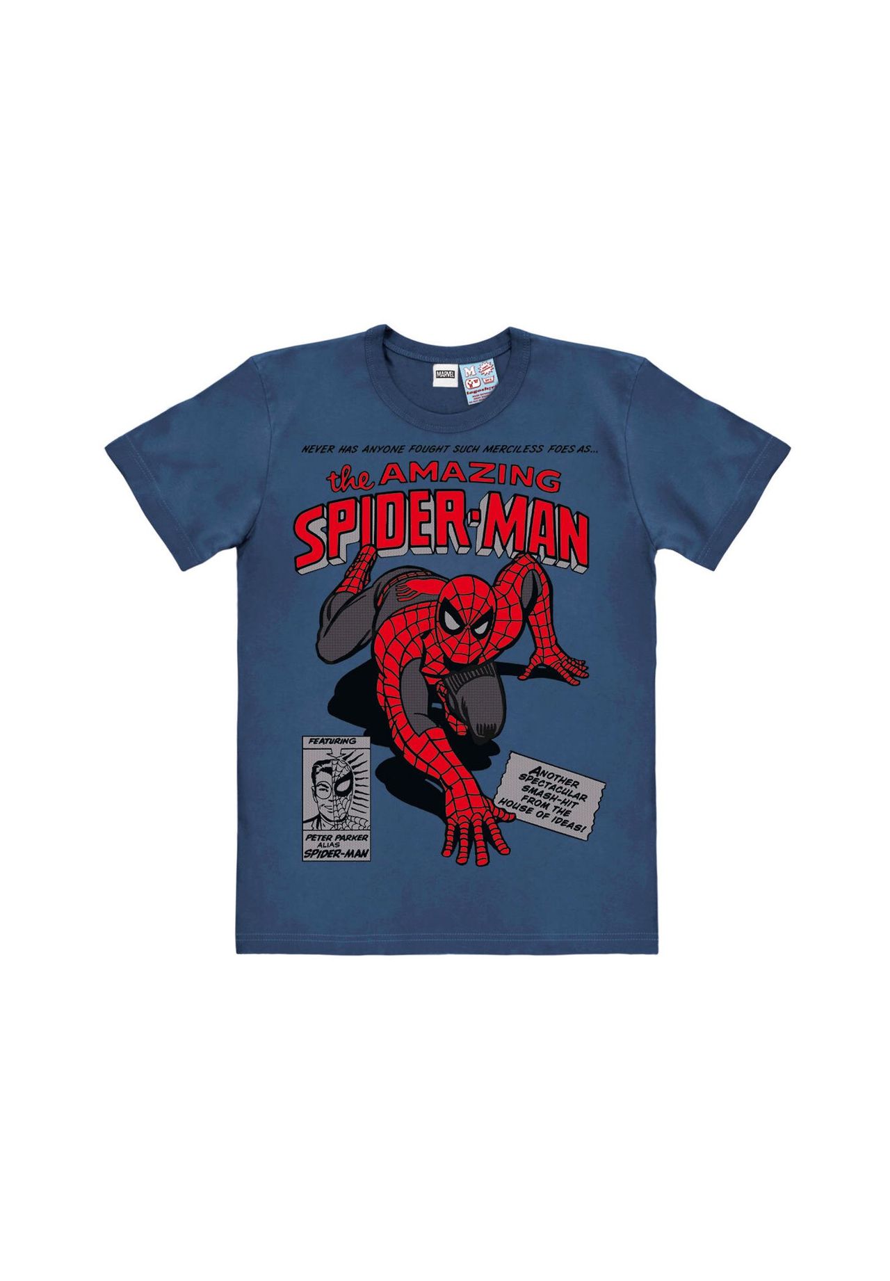 

Футболка Easyfit Spider-Man - Merciless Foes LOGOSHIRT, цвет Space Blue