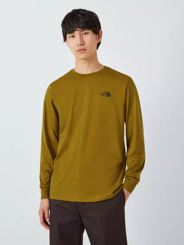 

Футболка The North Face Long Sleeve Redbox, цвет moss green