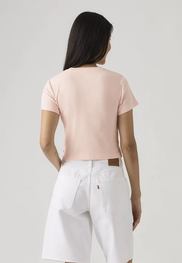 Базовая спортивная футболка с принтом Levi'S, Heart Strawberry Crystal Pink — фото 3