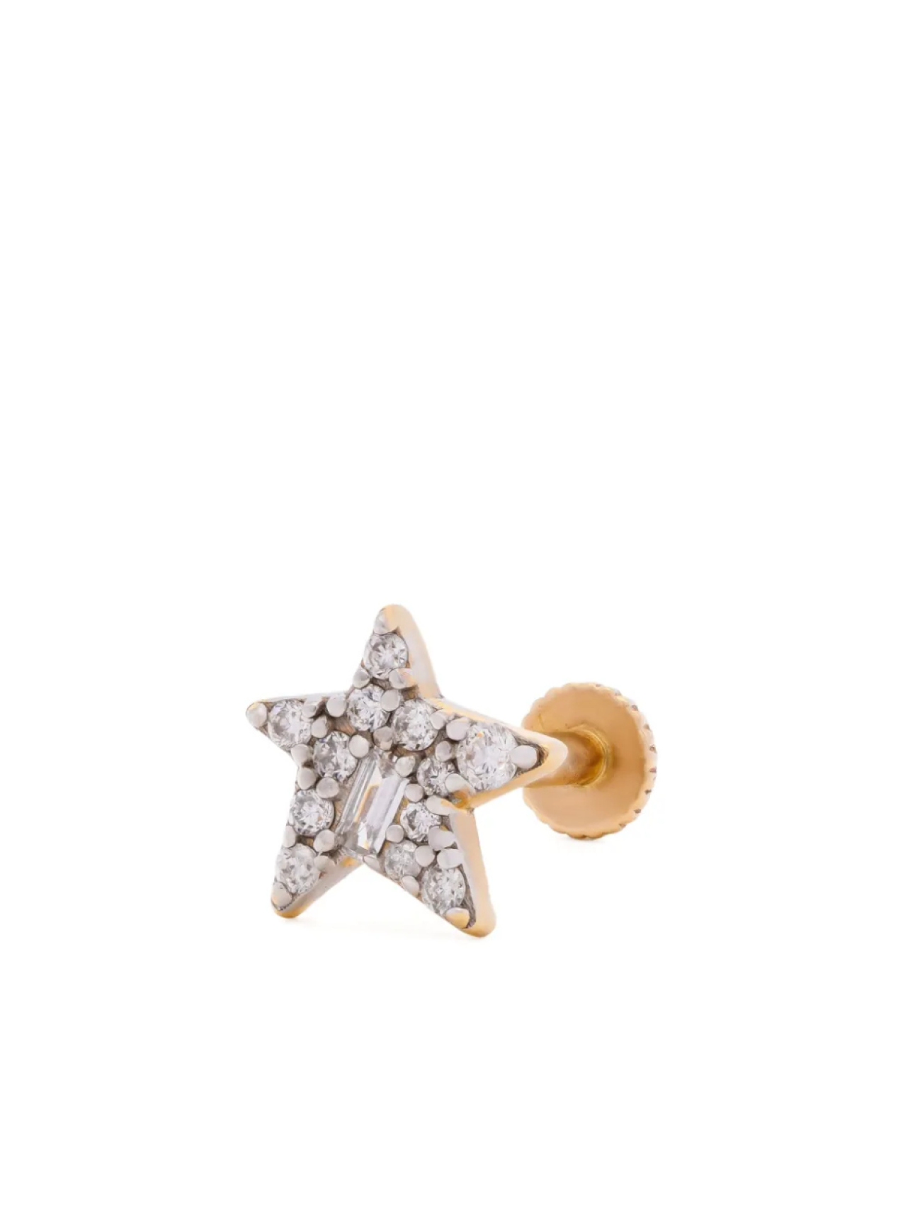 

Серьги-гвоздики Stella из желтого золота 14 карат с бриллиантами Foen, золотой