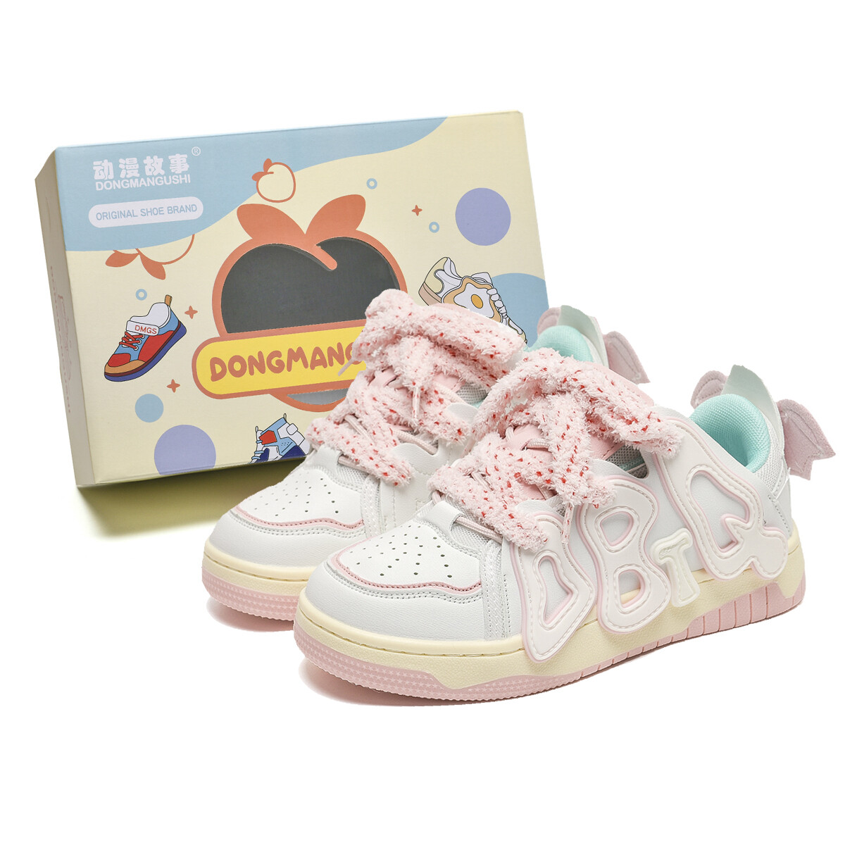 

Кроссовки Anime story Skateboarding Shoes Women's Low-top, белый