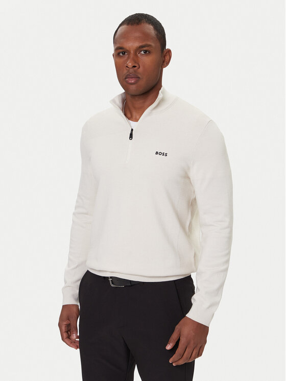 

Свитер regular fit Momentum-X QZ 50547898 Boss, экрю