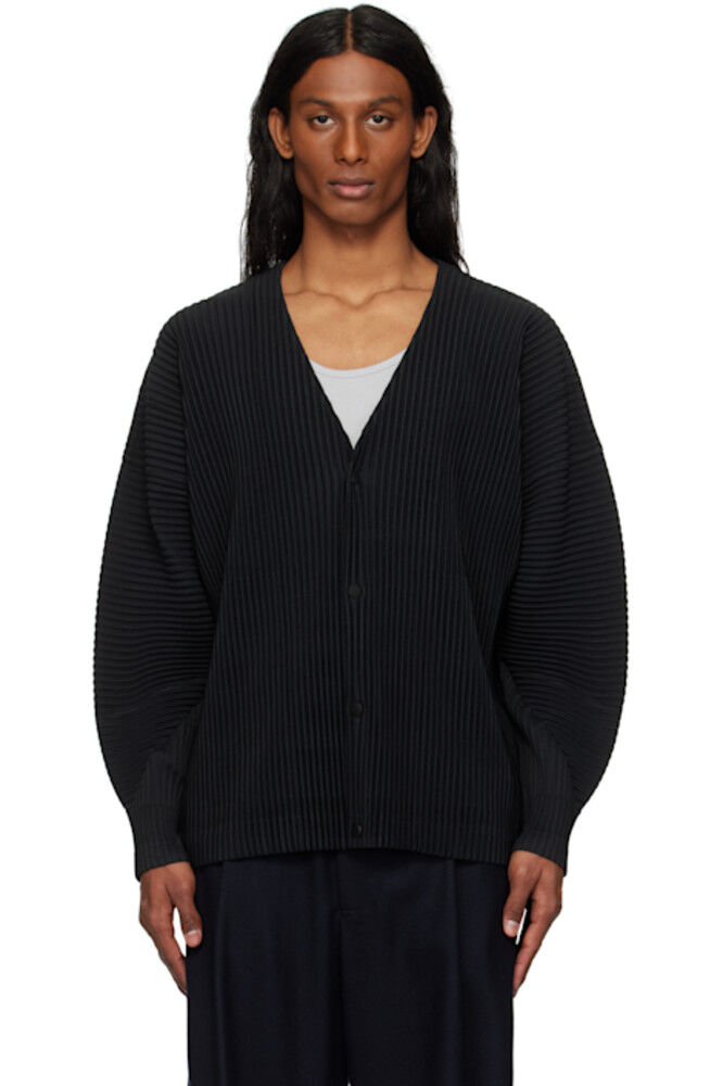 

Черный кардиган Monthly Color April HOMME PLISSÉ ISSEY MIYAKE