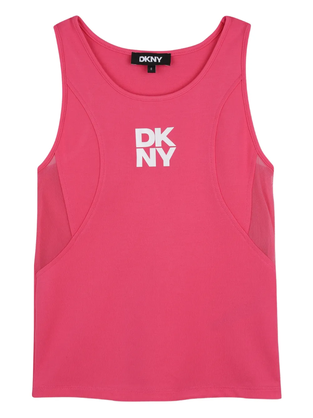 

Спортивный топ с логотипом Dkny Kids, розовый