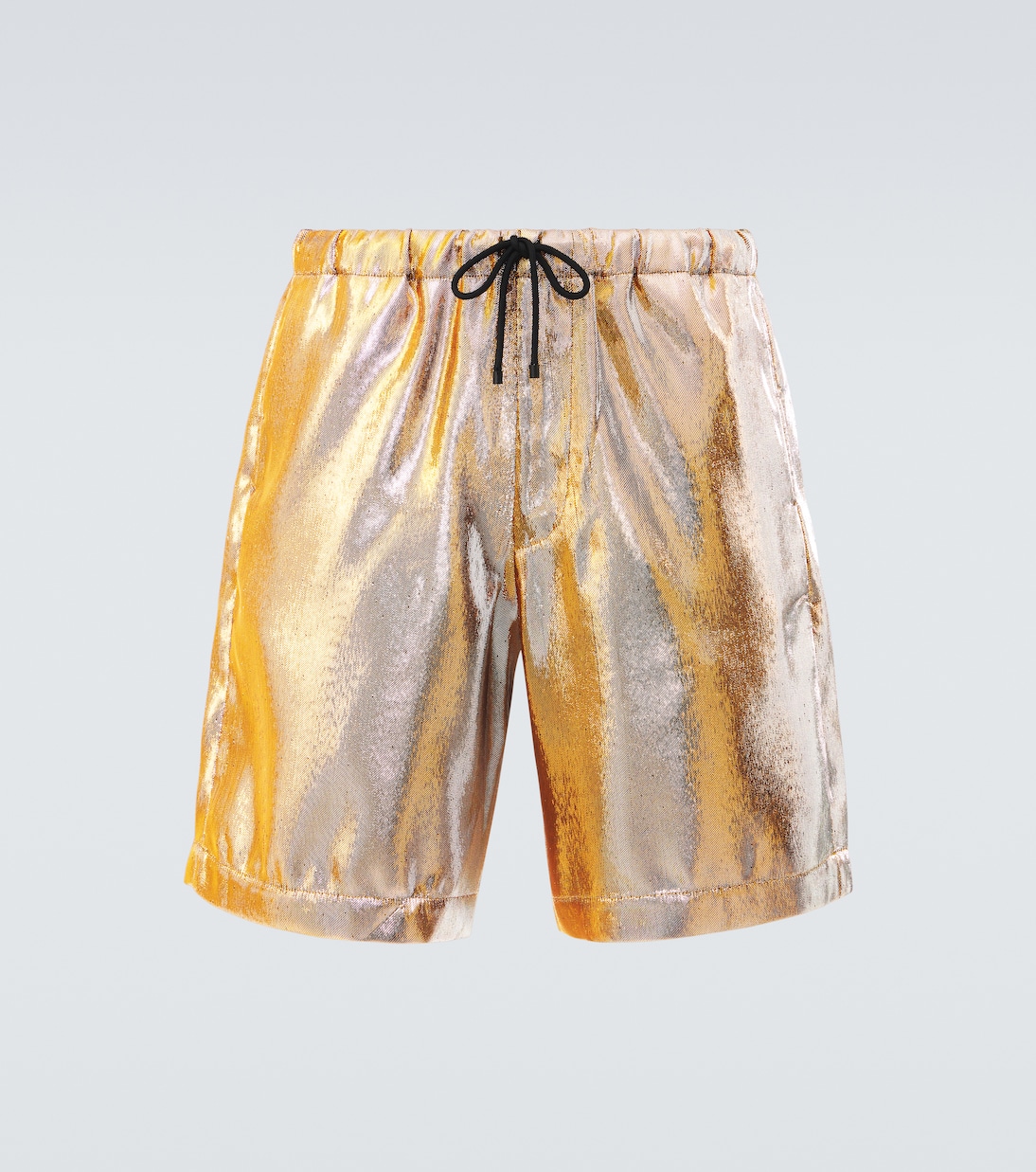 

Металлические шорты Dries Van Noten, золотой