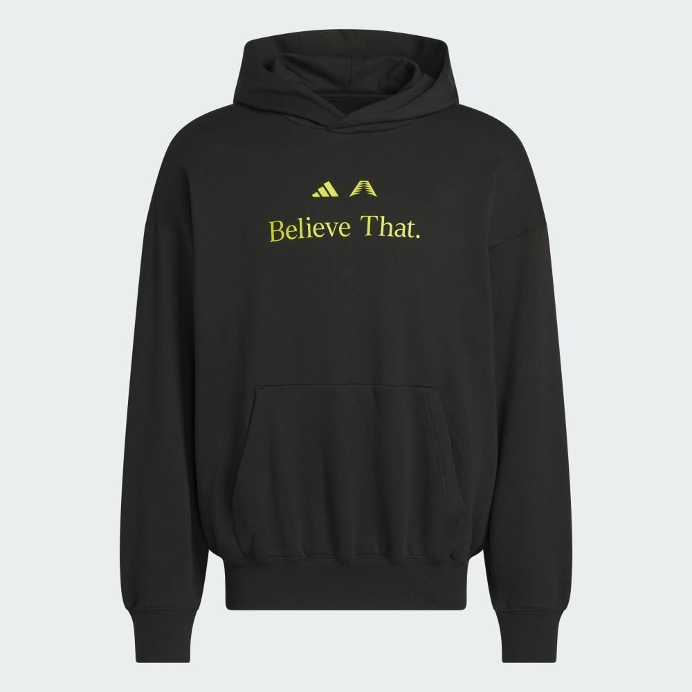 Толстовка Anthony Edwards Believe That Adidas, black — фото 4
