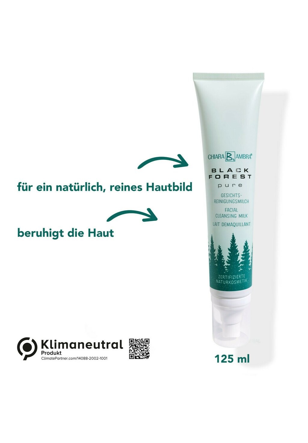 Крем для лица Chiara Ambra — Очищение лица BLACK FOREST PURE REINIGUNGSMILCH , цвет braun — фото 4