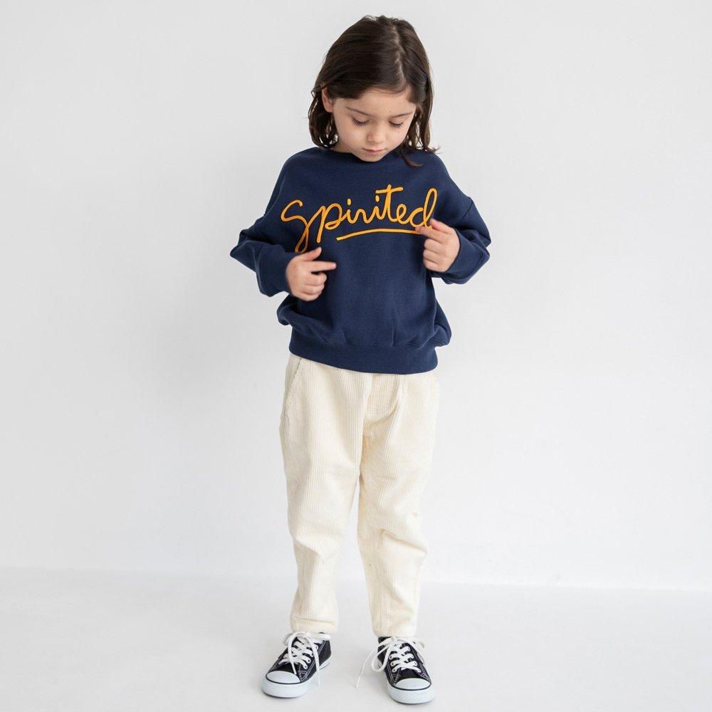 Толстовка с флисовой подкладкой и вышивкой вельветом Branshes, Navy blue — фото 4