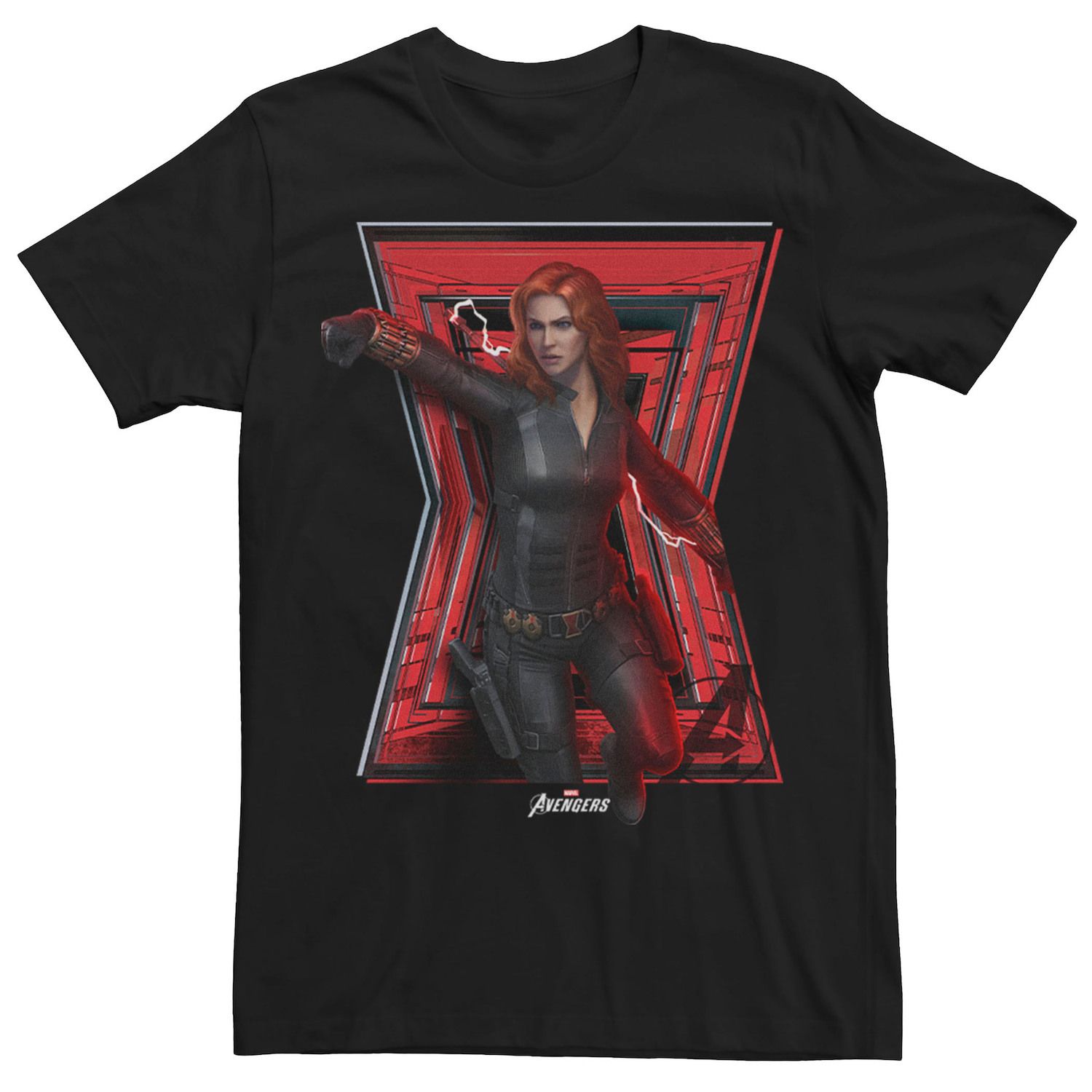 

Мужская футболка Avengers Black Widow Action Pose Marvel