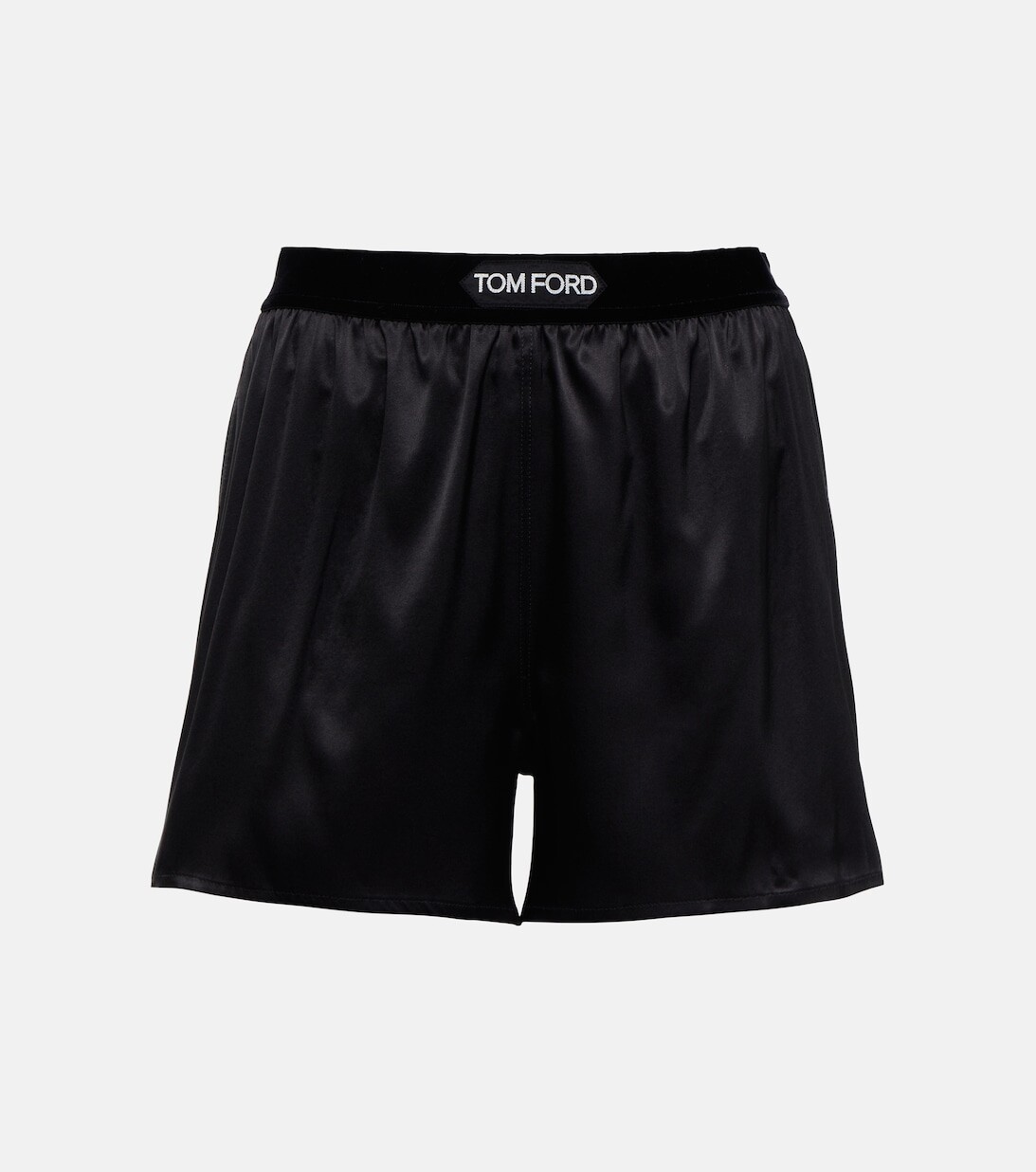 

Шорты из смесового шелка TOM FORD, черный