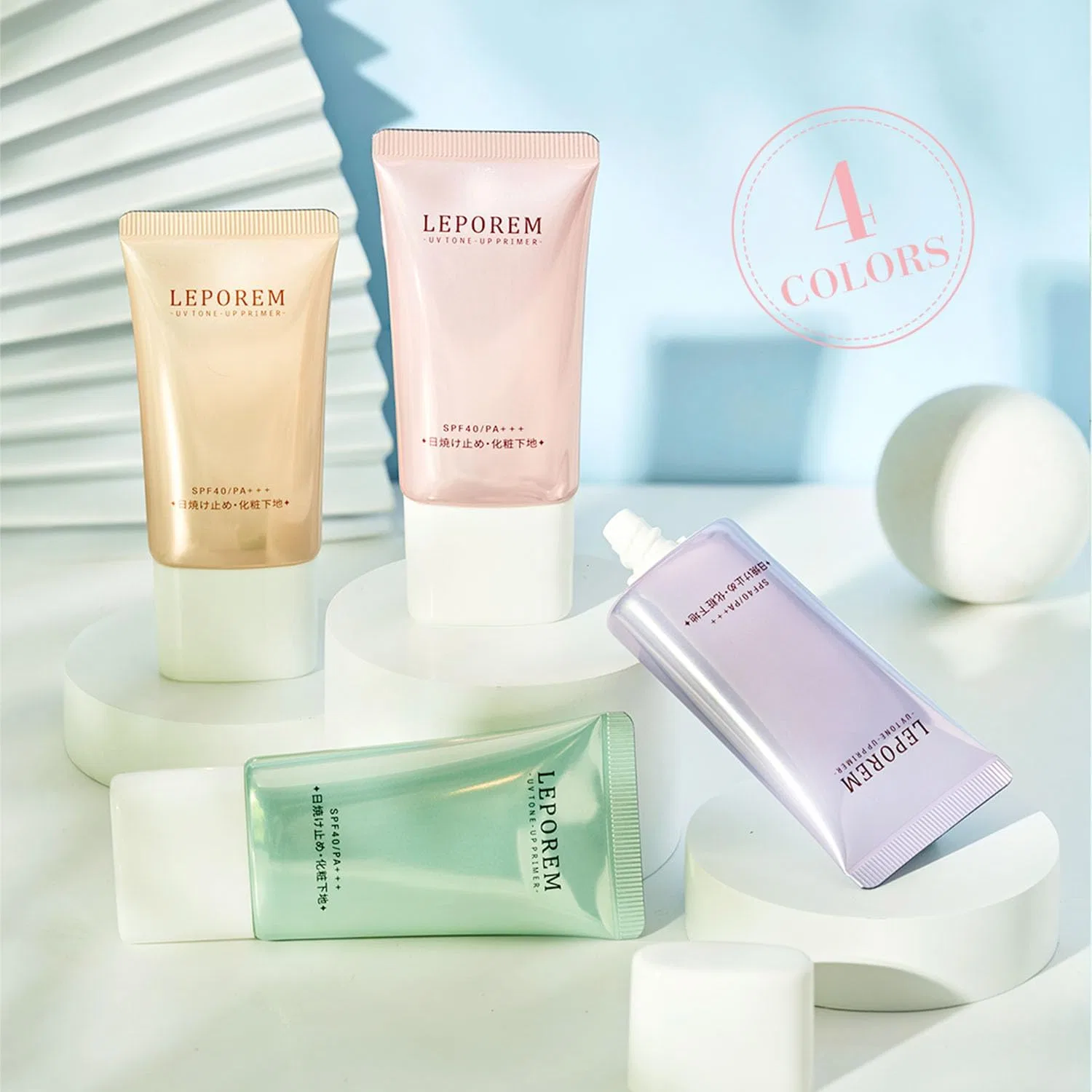 Солнцезащитный крем LEPOREM Tone Up Azelaic Acid SPF40 30ml — фото 2