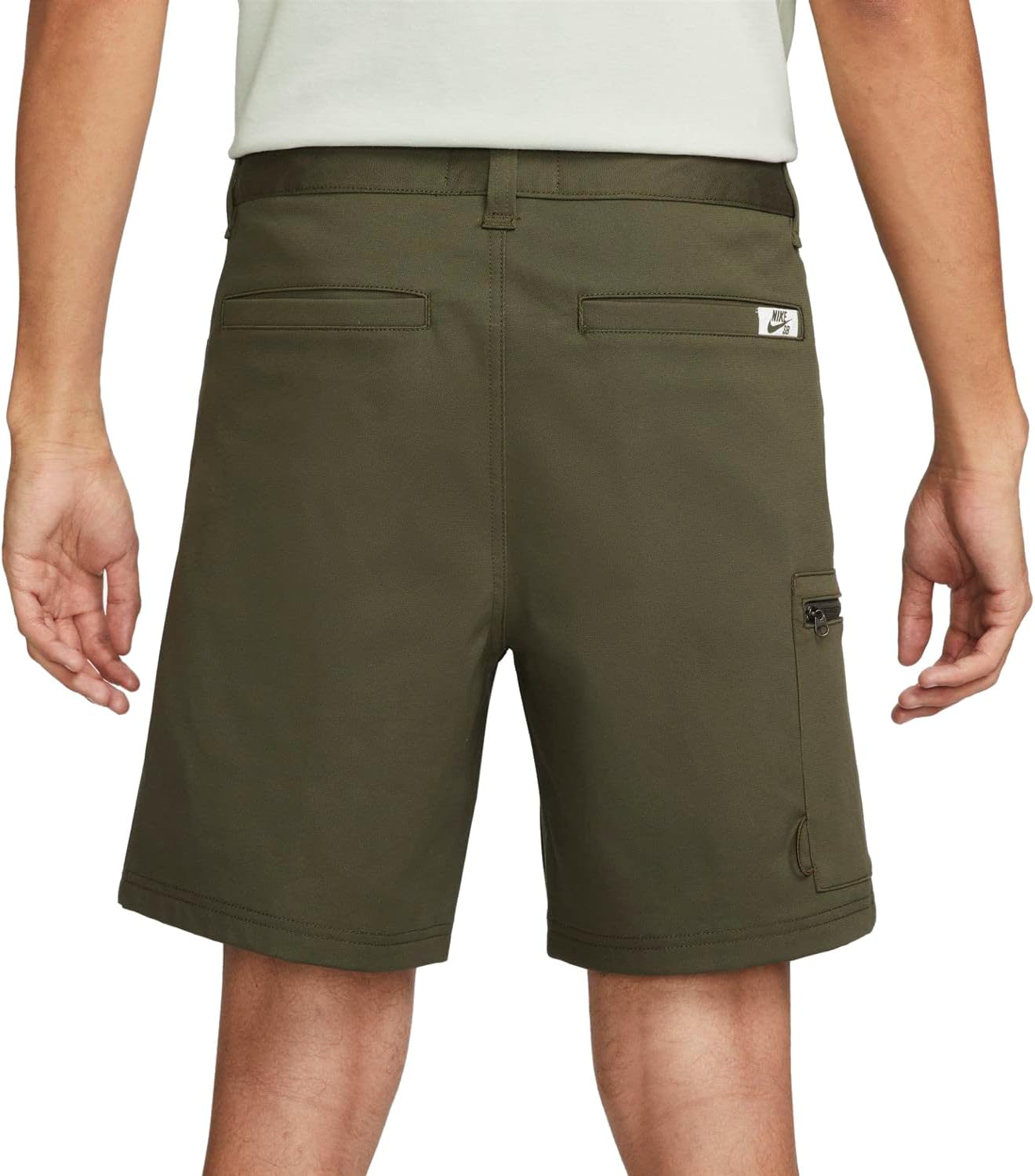 Мужские шорты для скейтбординга Nike SB Novelty, черные, Khaki — фото 2