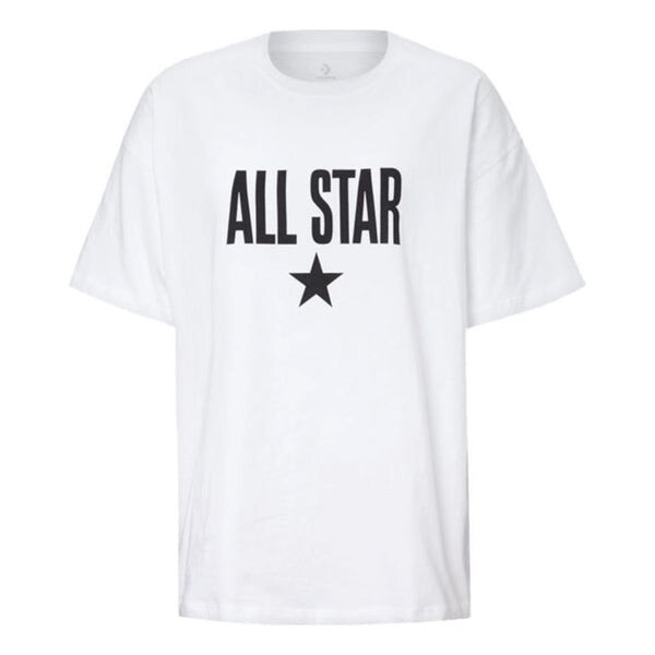 

Футболка all star t-shirt 'white black' Converse, белый