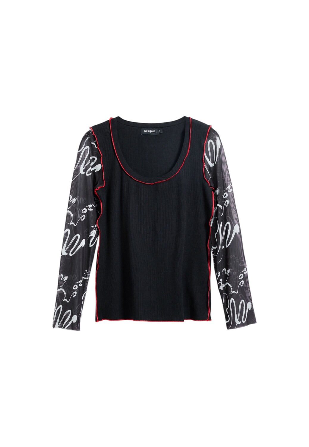 

Кофта Desigual с рисунком, черный