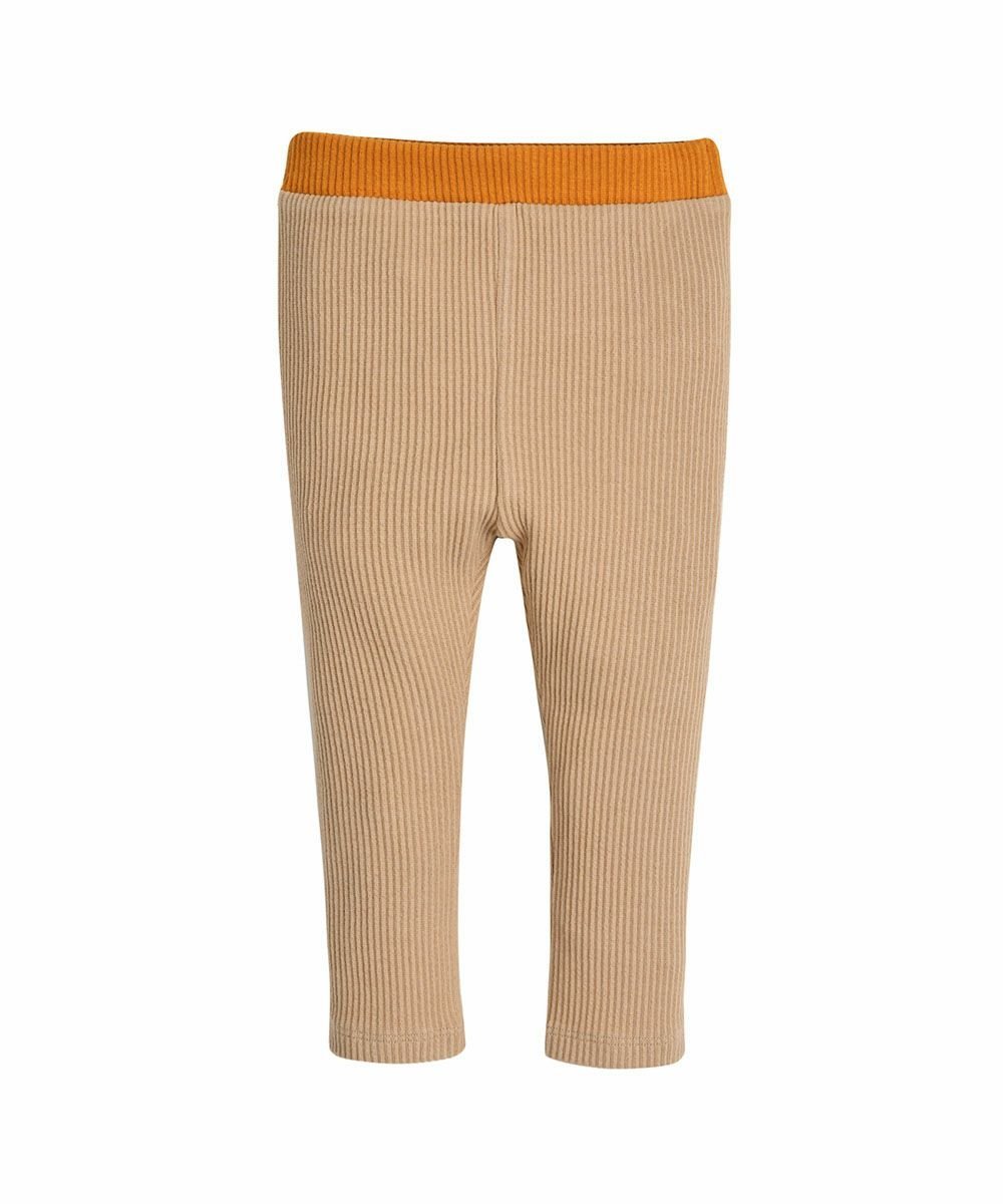 Облегающие ребристые леггинсы Clip Slim Moimoln, Beige