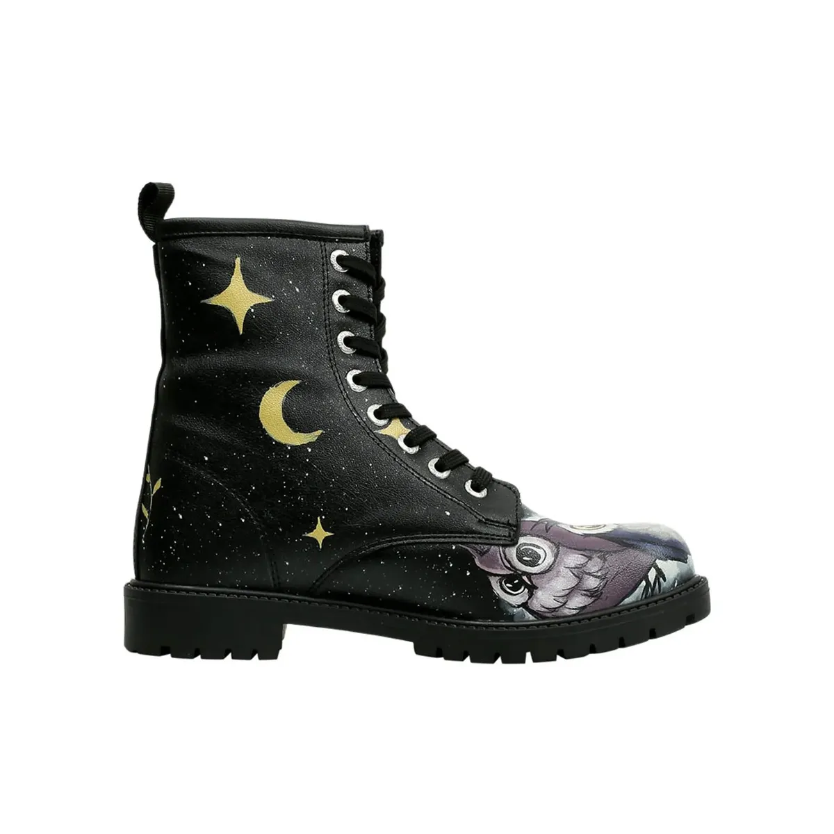 Ботинки на шнуровке DOGO "Женские черные длинные сапоги Go Back To Be Yourself 36 Women's Boots", веганский, коричневый — фото 3