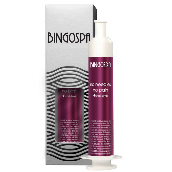 

Сыворотка для лица «без иголок, без боли» с улиточной слизью, 10 г Bingospa