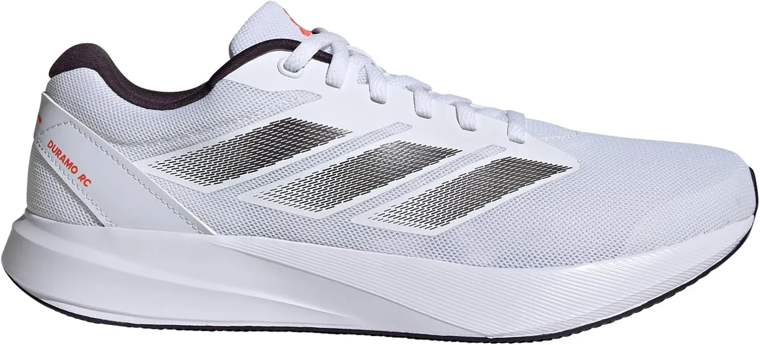 Кроссовки Adidas Duramo RC унисекс для бега, белый/красный — фото 2