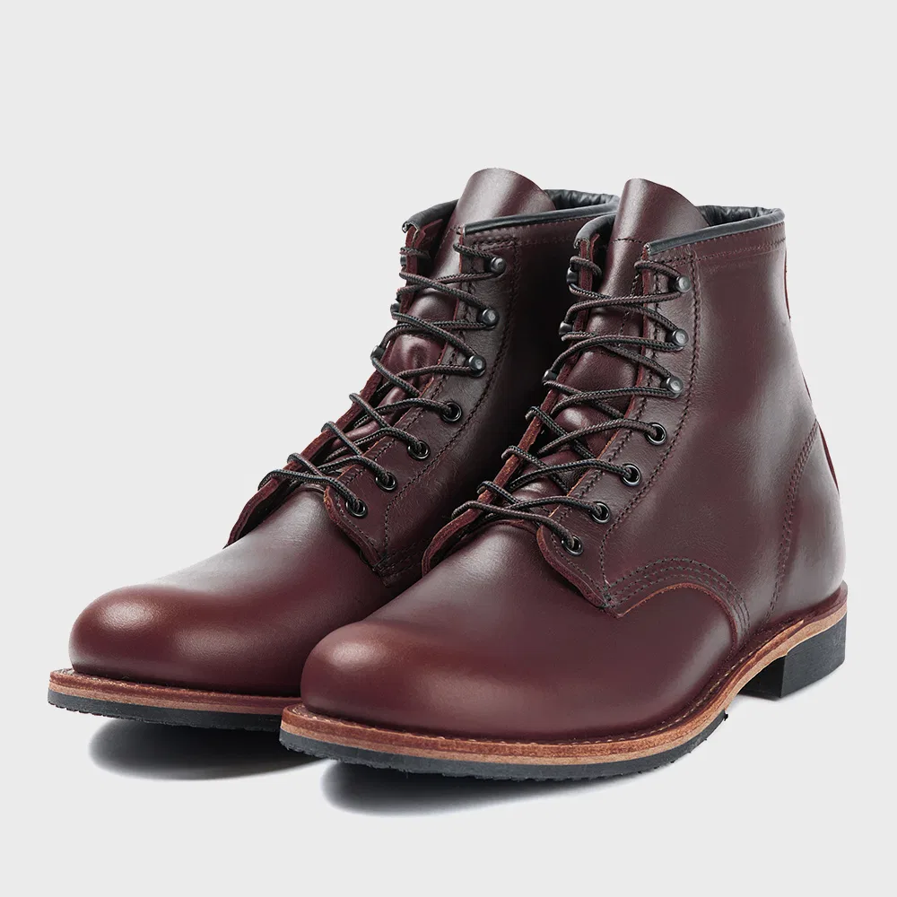 Мужские ботинки Beckman 9419 чёрно-вишнёвые от Red Wing Shoes