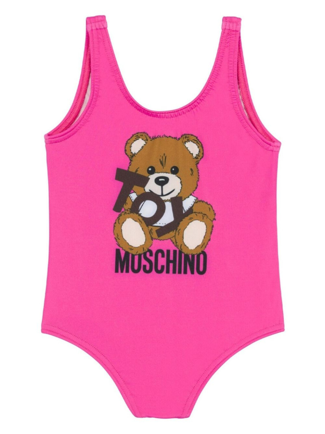 

Moschino Kids купальник с принтом Teddy Bear, розовый