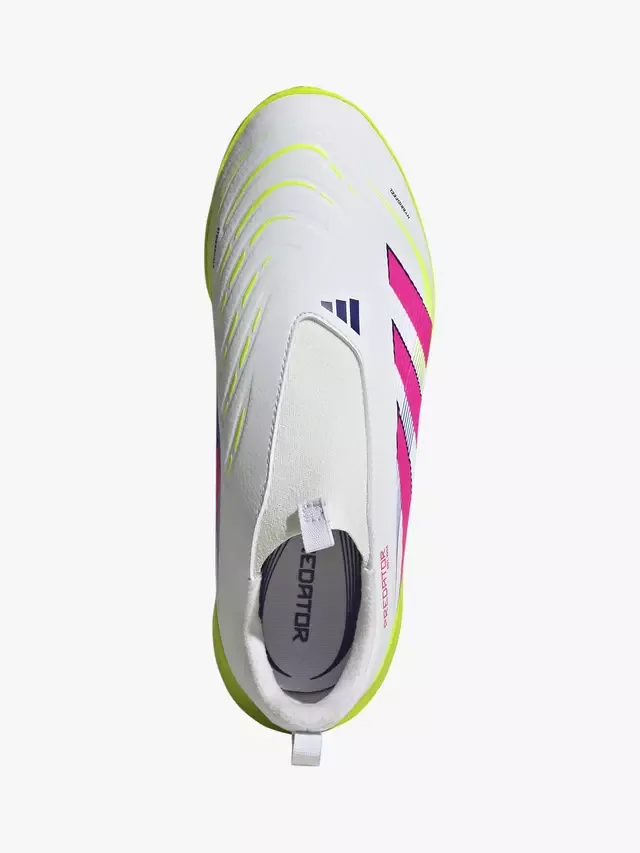 Детские футбольные бутсы Predator League, бело-розовые adidas — фото 2