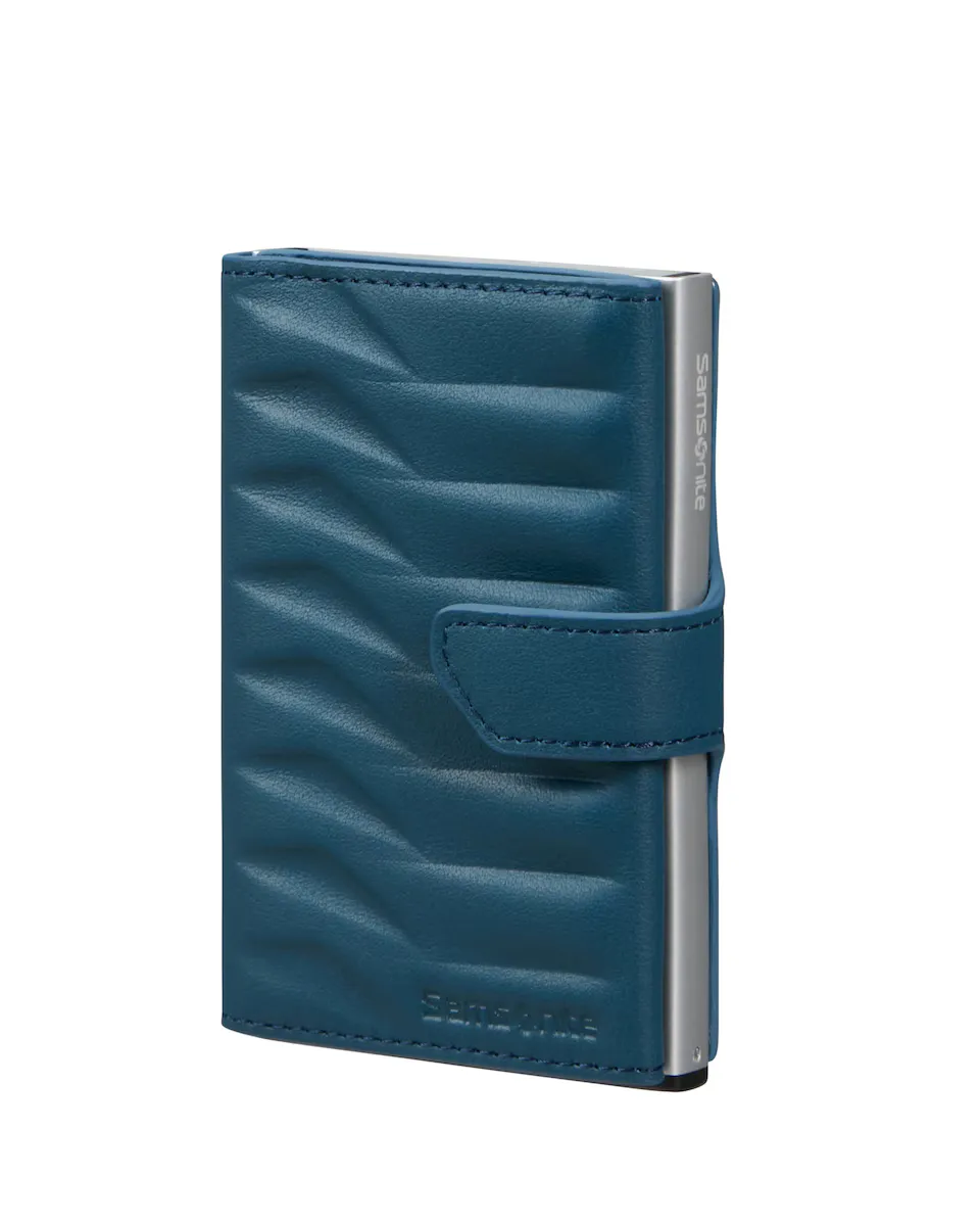

Мужской кошелек Alu Fit из кожи и алюминия Samsonite, синий