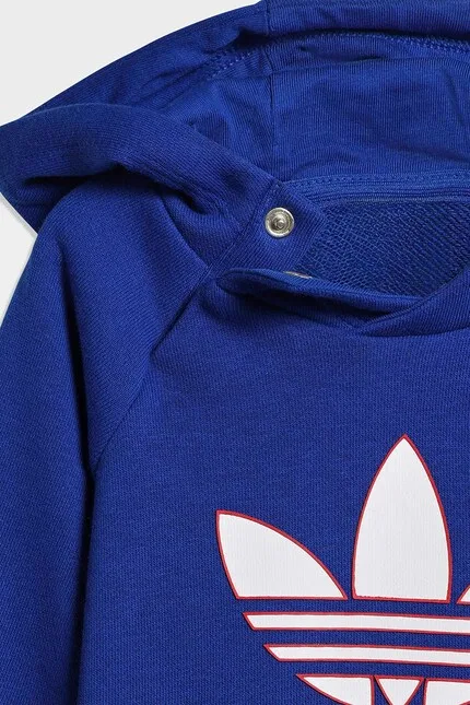 Детский спортивный костюм с принтом Trefoil Adidas Originals, синий — фото 4