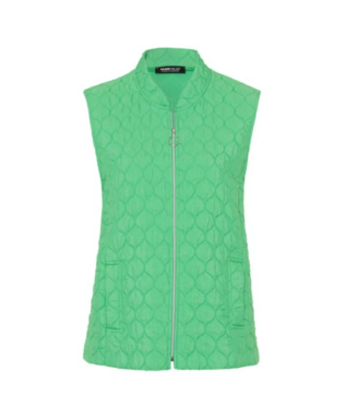 

Зеленый женский жилет, вневременной дизайн. Frank Walder, зеленый